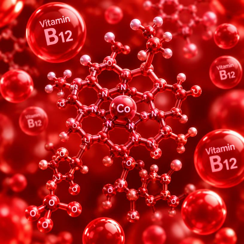 Vitamin B12 illustration