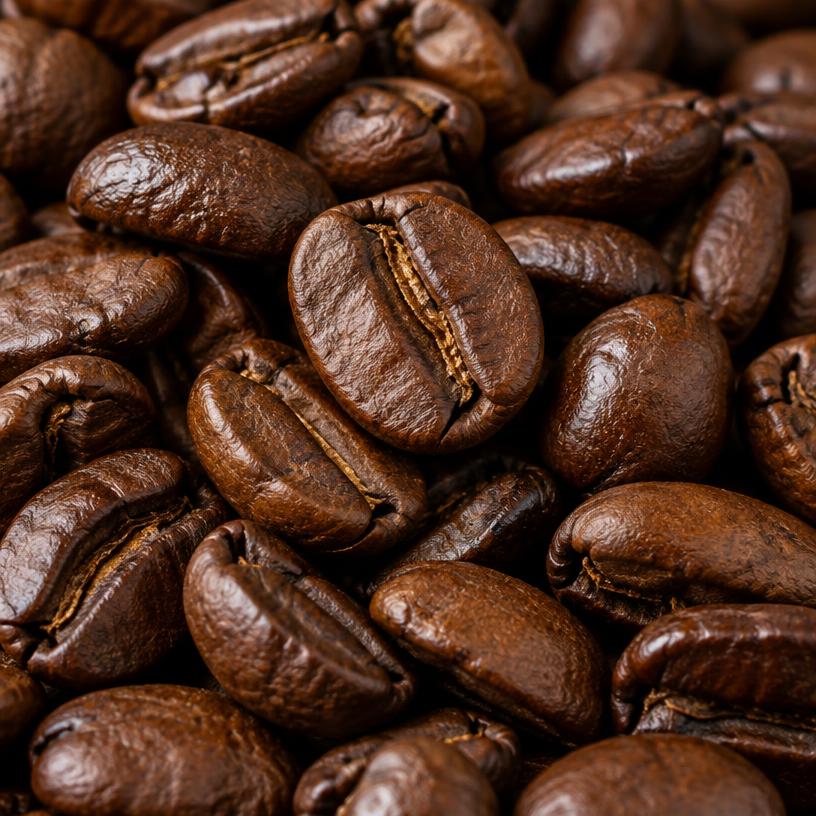 Roasted coffee beans